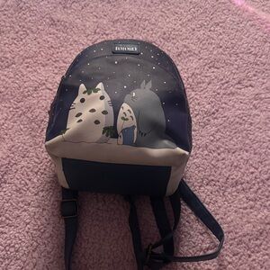 Kids Backpack - Blue and White